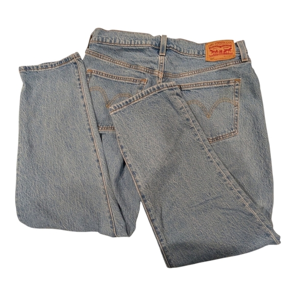 Levi's 501 Original Light Blue Ankle Jeans - Picture 3 of 7